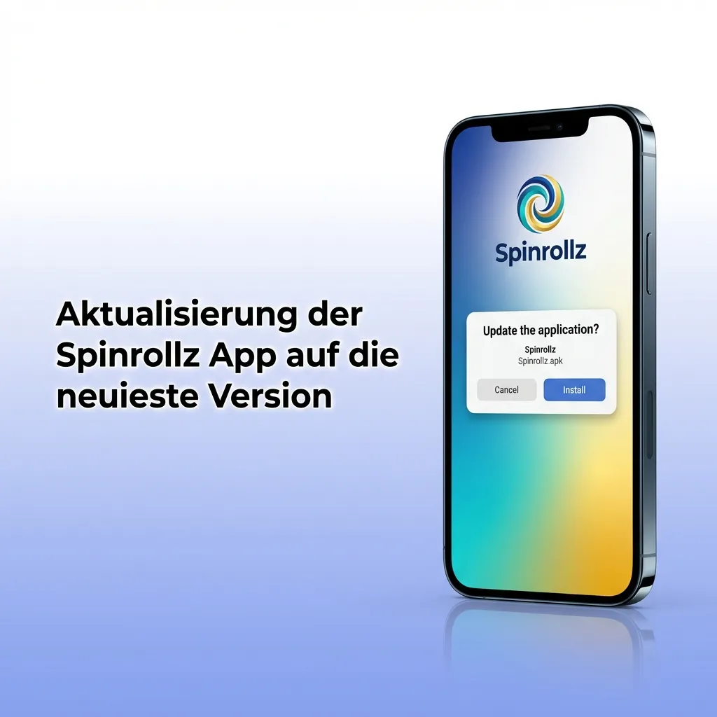 Spinrollz PWA app automatically updates to latest version when opened, showing seamless update process on mobile device
