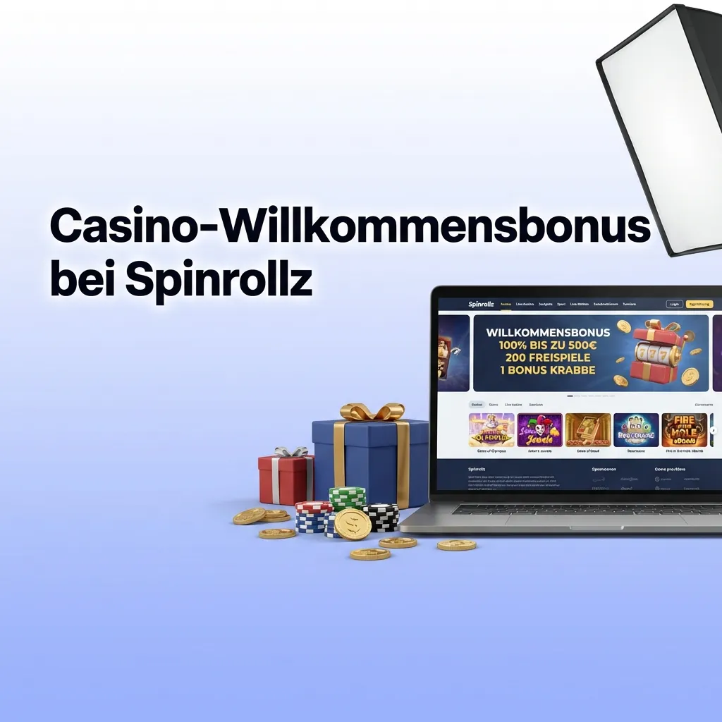 Spinrollz Casino welcome bonus: 100% up to €500 plus 200 free spins for new players from Germany
