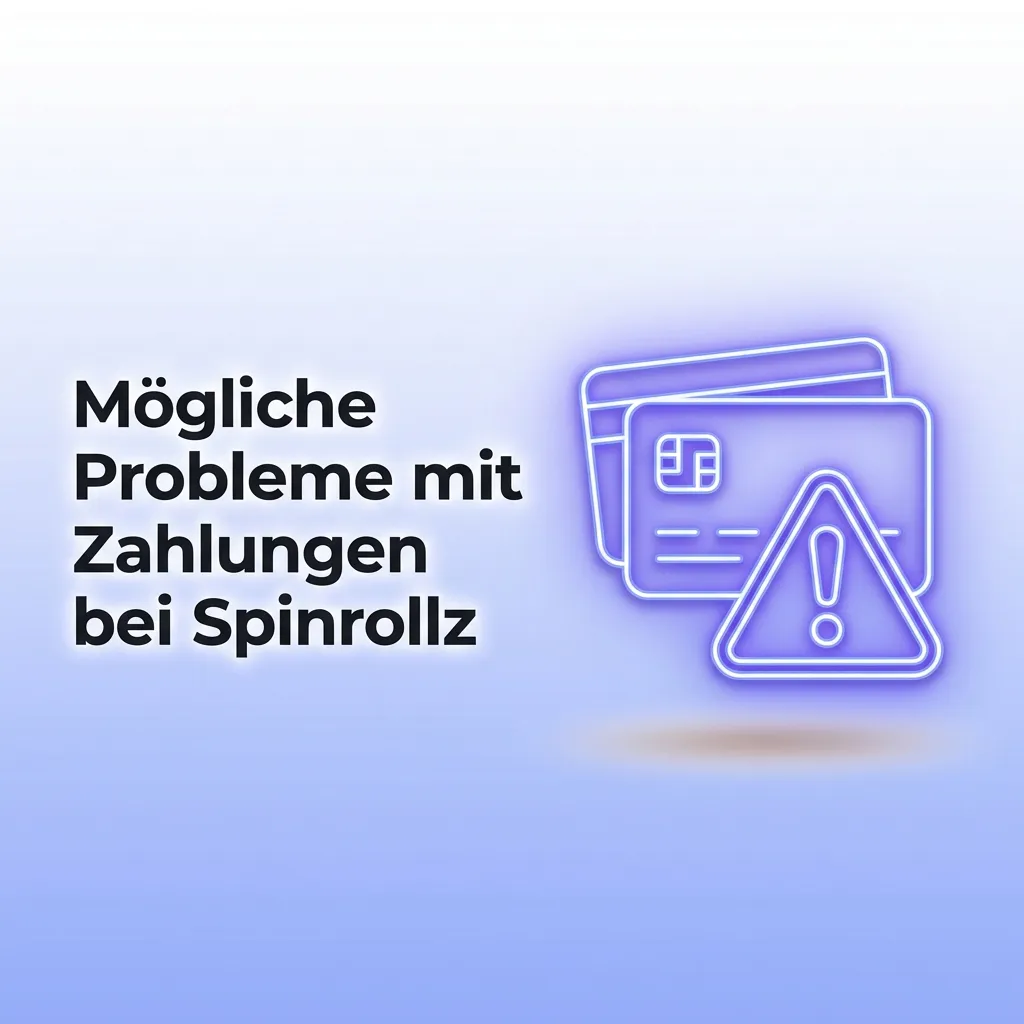 Spinrollz payment troubleshooting guide showing common transaction issues like delayed deposits, rejected withdrawals, and solutions.