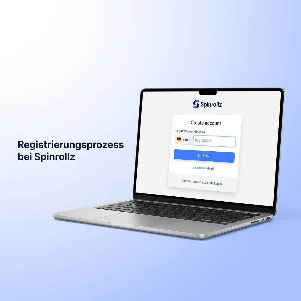 Spinrollz Registrierungsprozess: Schnelle Anmeldung in unter drei Minuten für Casino-Spiele und Wettmärkte