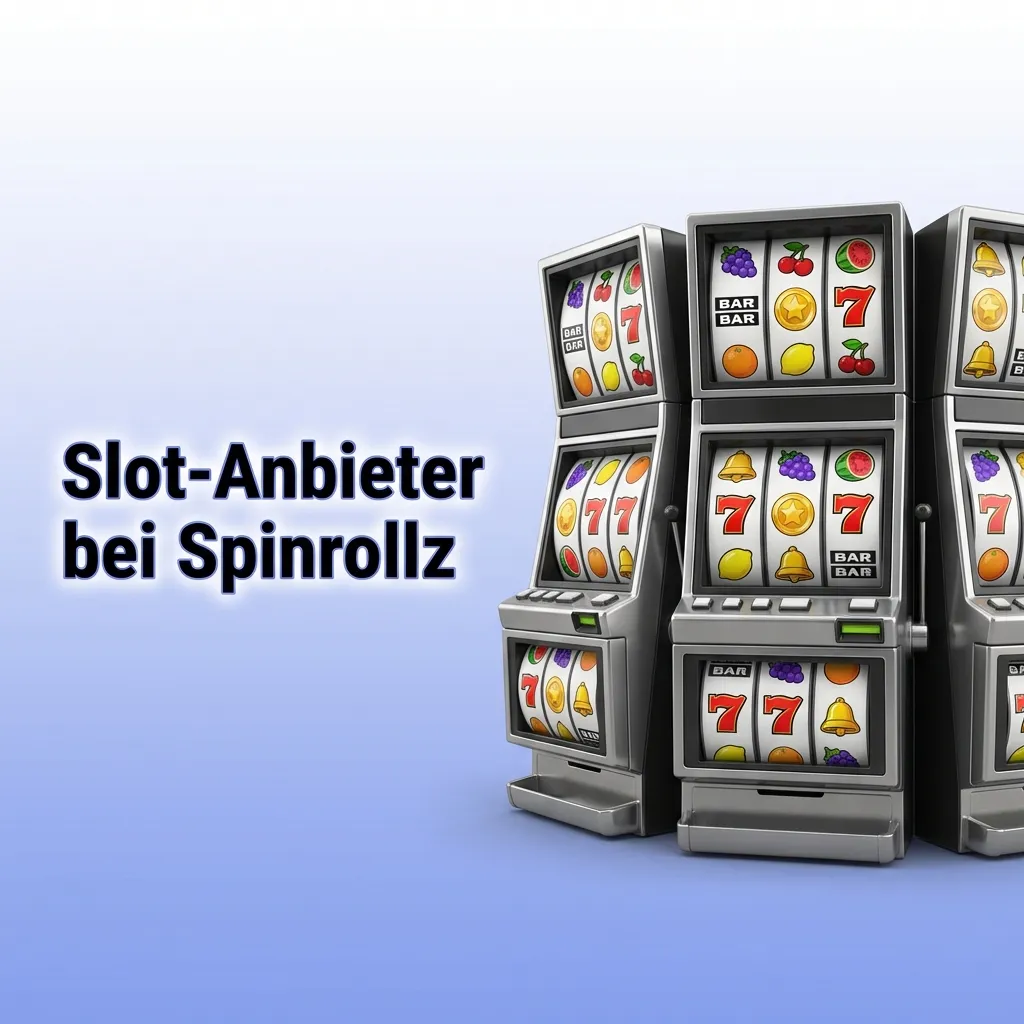 Spinrollz casino slot providers logos including NetEnt, Pragmatic Play, Microgaming, and Evolution Gaming