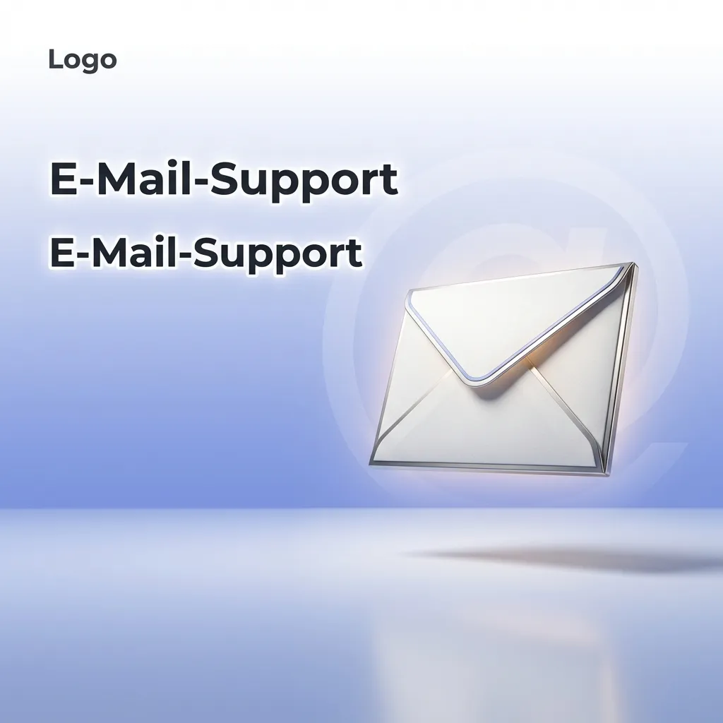 Email support interface showing detailed inquiry form with 12-24 hour response time for customer service requests