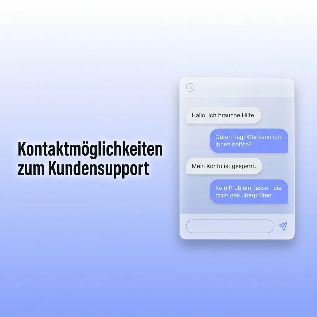 Customer support contact options including live chat, email, Telegram, and FAQ section for assistance with deposits.