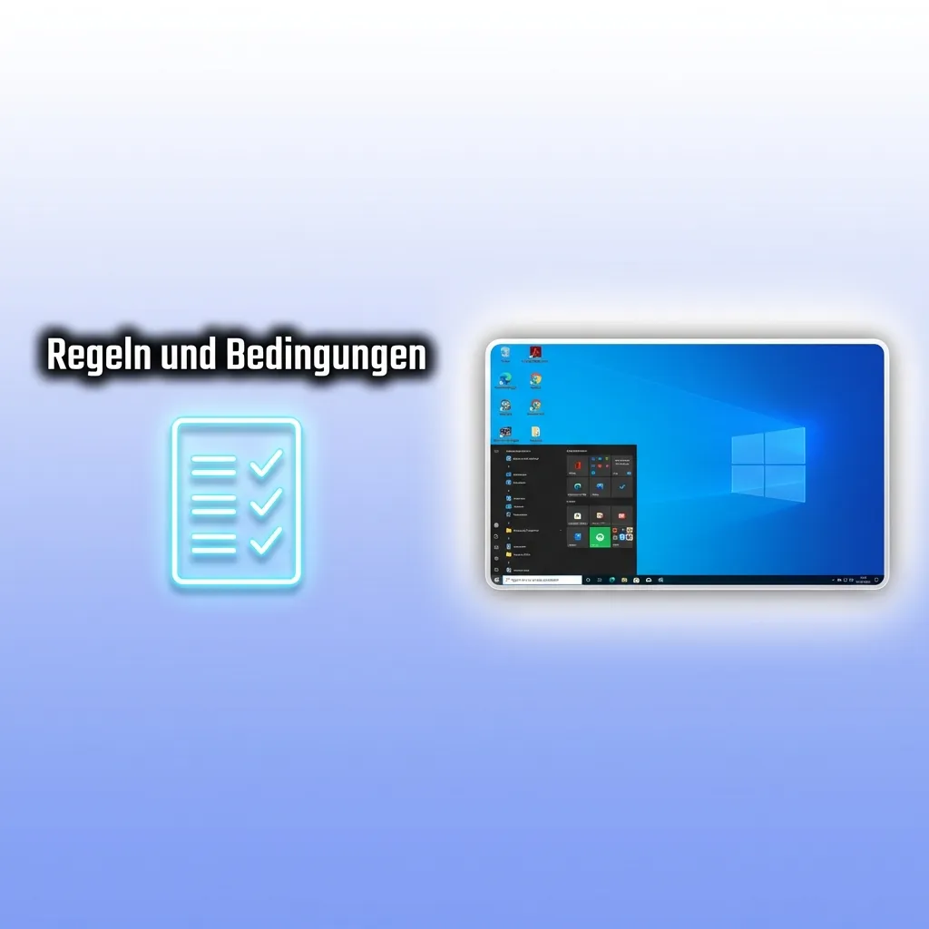 German terms and conditions document showing age requirements, account rules, and bonus policies for online gaming