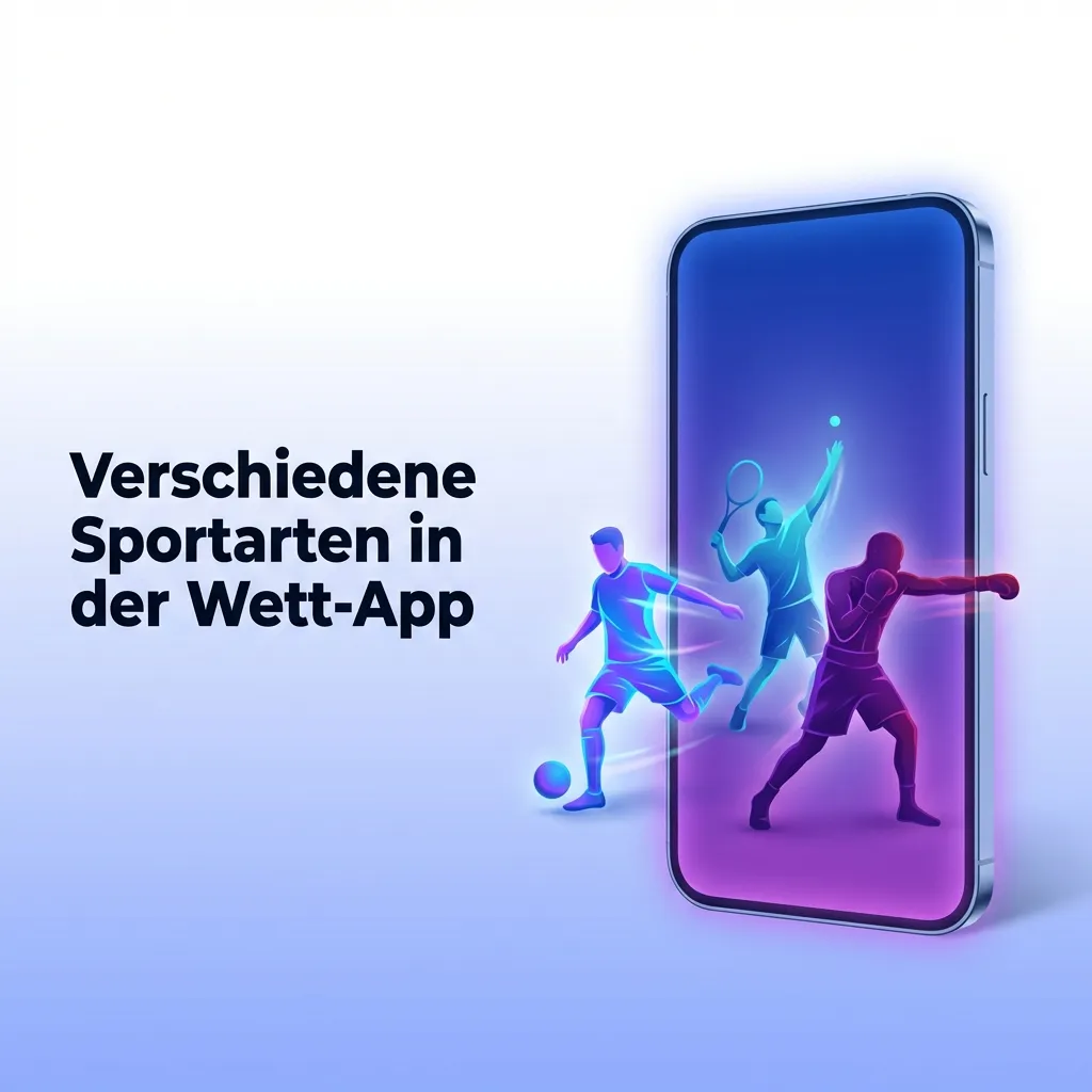 Mobile Wett-App zeigt verschiedene Sportarten mit Live-Wetten, Statistiken und eSports-Optionen für umfassende Wettmöglichkeiten.