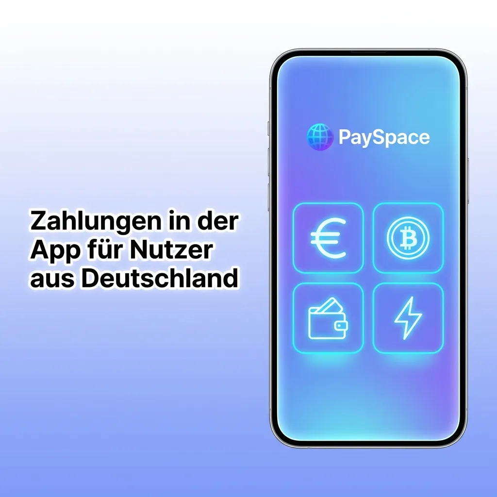 Payment methods interface showing cryptocurrency and card options for German users including Bitcoin, Ethereum, and Mastercard