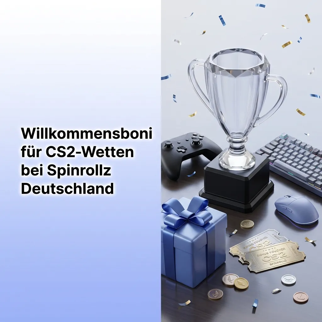 Spinrollz Deutschland Willkommensbonus: 100% bis 500€ plus 200 Freispiele für CS2-Wetten