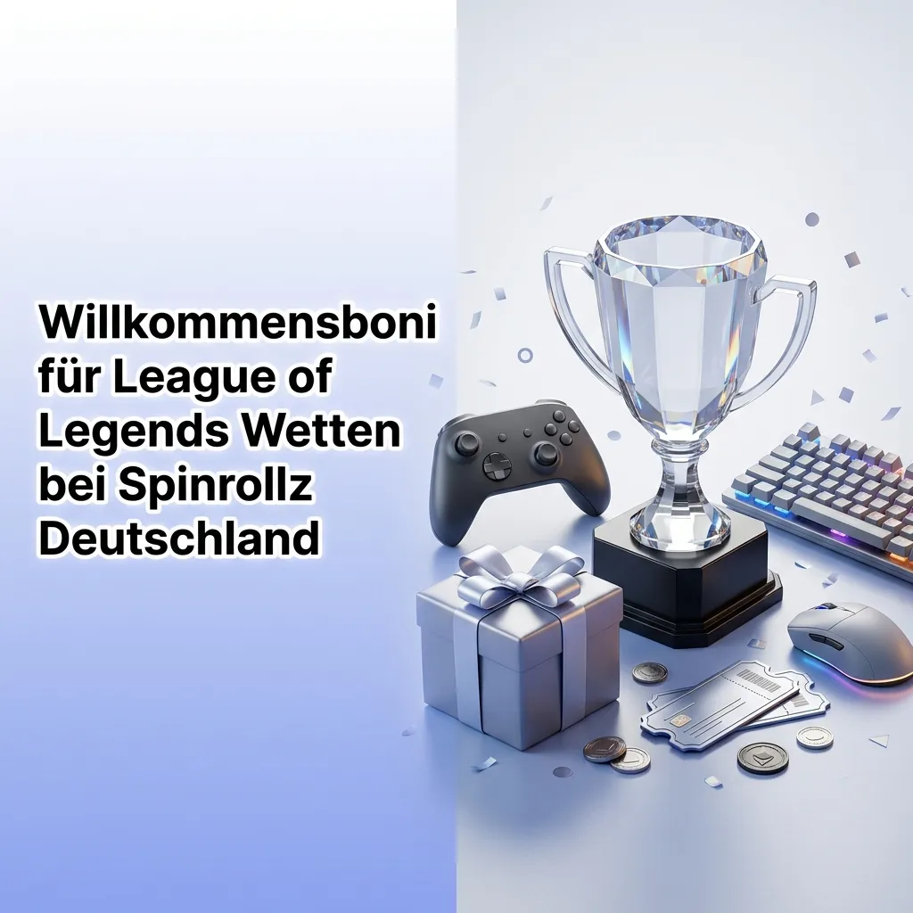 Spinrollz Deutschland Willkommensbonus für League of Legends Wetten - 100% bis 500€ plus 200 Freispiele für neue Spieler