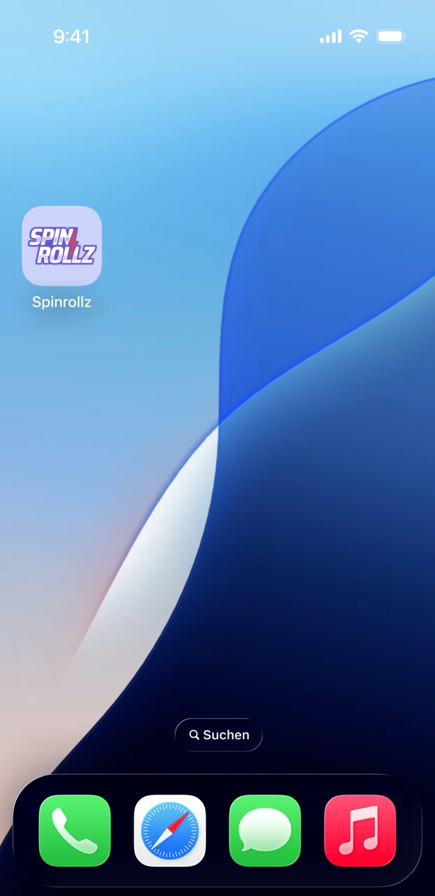 Schließen Sie die Installation der Spinrollz iOS-App ab und beginnen Sie sofort mit dem Spielen.