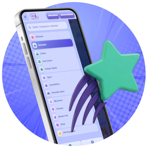 Erhalte sofortigen Zugriff auf dein Konto und gewinne in der Spinrollz App.