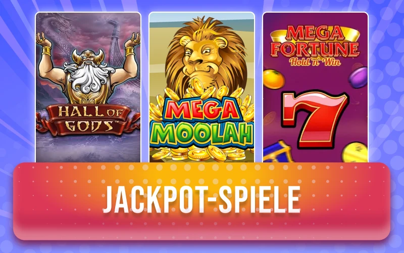 Gewinne mit den Jackpot-Spielen von Spinrollz Deutschland.
