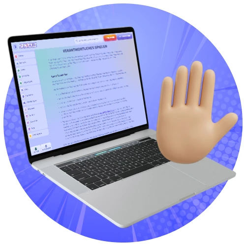 Informiere dich über verantwortungsvolles Spielen bei Spinrollz zum eigenen Schutz.