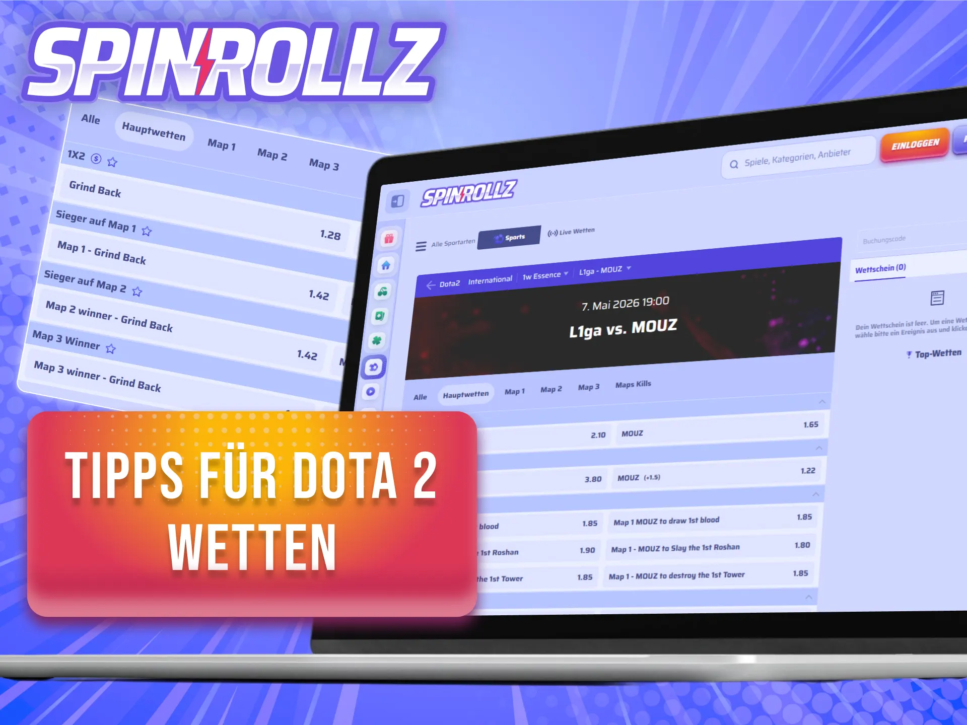 Optimiere deine Dota 2 Wetten bei Spinrollz mit klugen Strategien für bessere Erfolge.