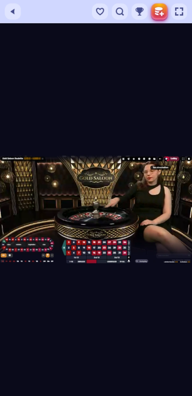 Mache deinen ersten Einsatz und starte die Spielrunde im Live-Casino bei Spinrollz.