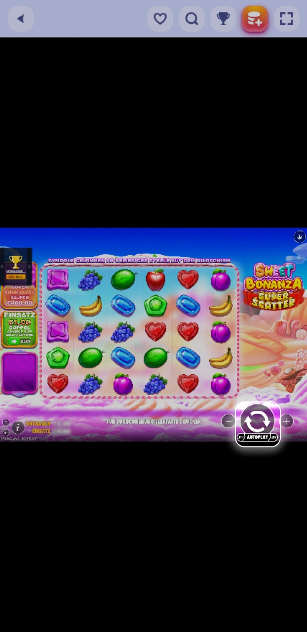 Starte die Spielrunde und drehe die Walzen bei den Spinrollz Slots.