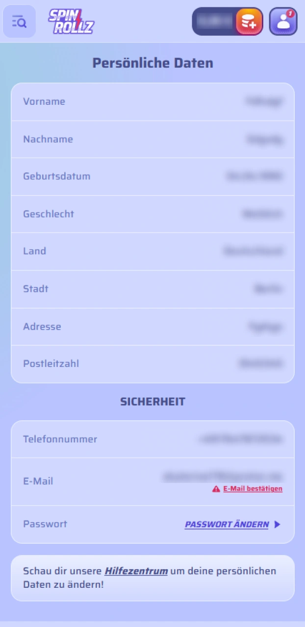 Bestätige deine E-Mail-Adresse für den vollen Zugriff auf StarCraft 2 bei Spinrollz.